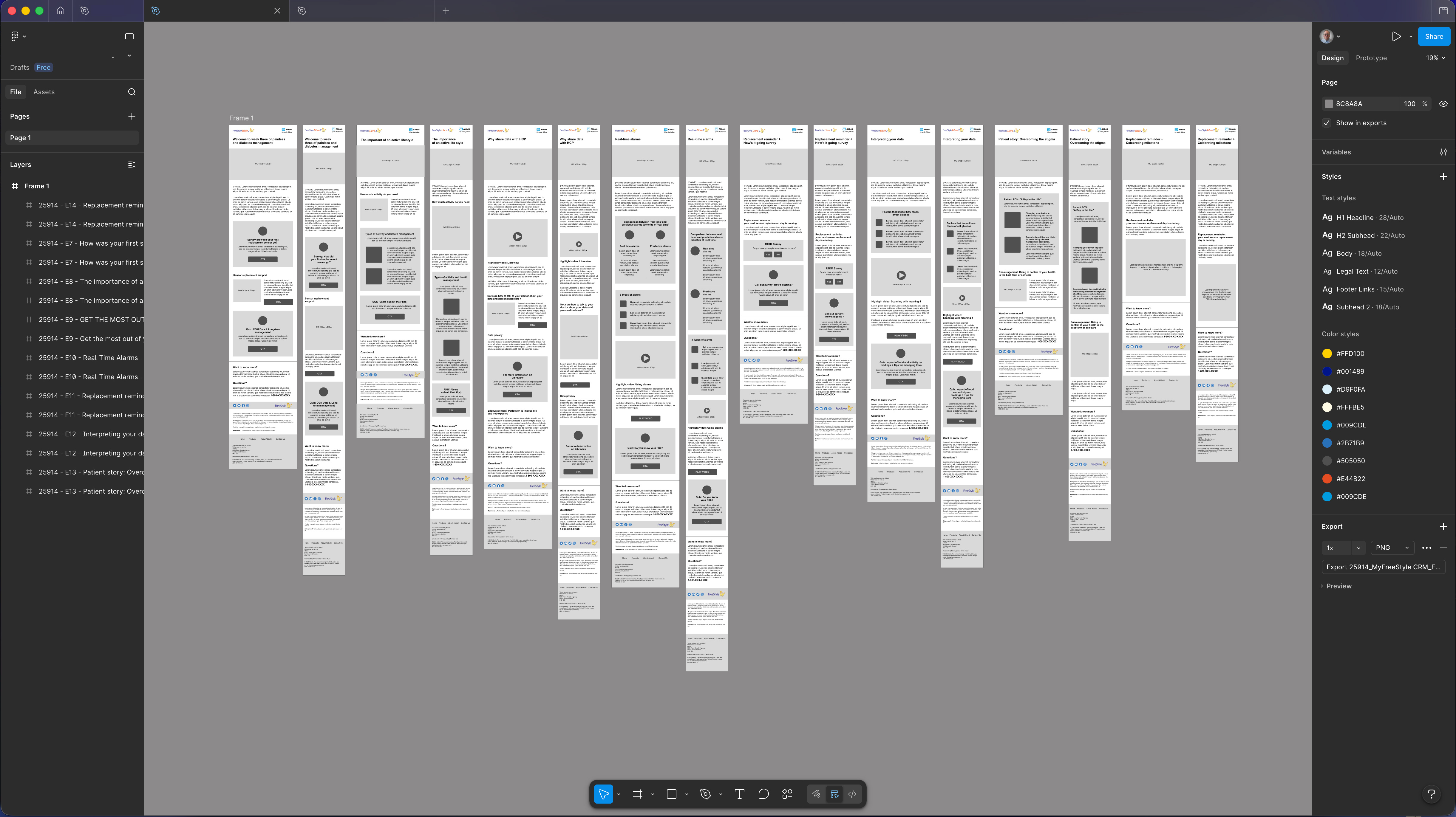 Full CRM Wireframe Suite